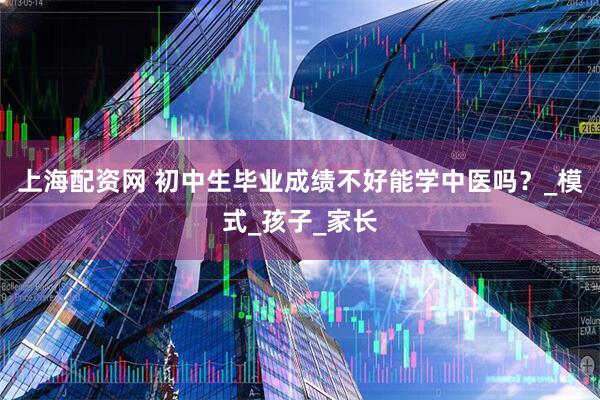 上海配资网 初中生毕业成绩不好能学中医吗？_模式_孩子_家长